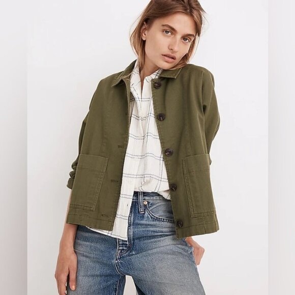 Madewell Jackets & Blazers - Madewell Drapey Pomeray Chore Jacket